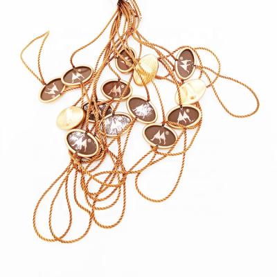 China Other High Quality Zamac Hang Tag String Cords For Swing Tag Hang Tag for sale