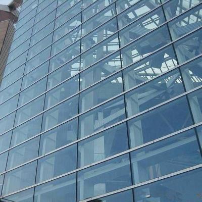 China Modern Double Wall Glass Building Panel Double Insulated Tempered Glass Movable Tempered Glass Price Tempered Glass Curtain Wall Low-E Price for sale