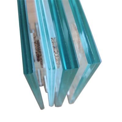 China Supermarket 6.38mm 10.38mm Tempered Double Glazing Laminated Glass for sale