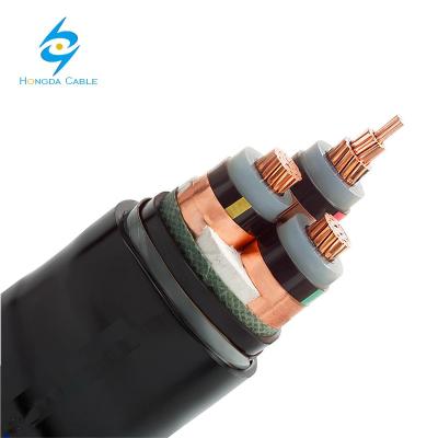 China Construction YJV 3x150 Cable Electrical Wire 20kV Medium Voltage XLPE Power Cable for sale