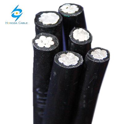 China 3*50+1*54.6+2*16 ABC Aerial Cable Aluminum XLPE Insulated Aerial Cable for sale