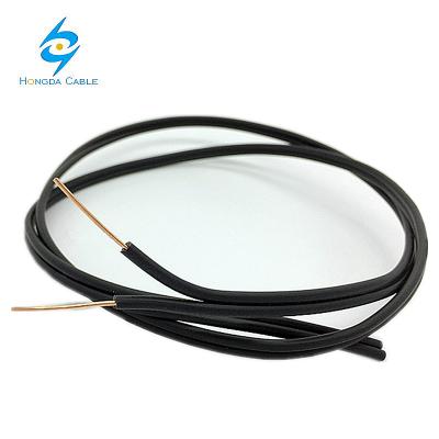 China 30 Years Telephone Cable 2 Core Drop Wire 100% Outdoor Copper Aerial Telephone Cable for sale