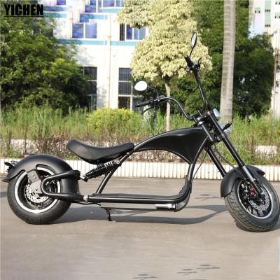 China M1P EU Warehouse Elektro Roller Unisex COC EEC Approved Chopper Bike 2000w E Moped Citycoco 60km/h Fast Electric Scooter for sale