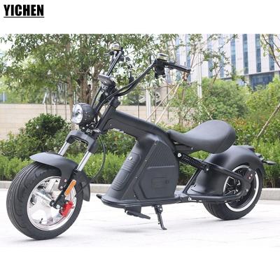 China YICHEN M8 Scooter 50km/h Max Speed ​​2000w Battery Motor Powerful E-scooter Electric Motorcycles in Panama 12Ah/20Ah/30Ah Prices for sale