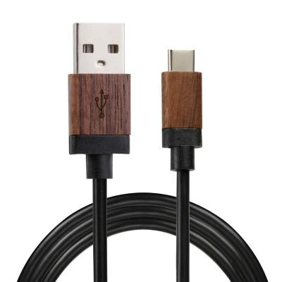 China Japan Type-c 3.0 Wooden Fast Charging Data Usb C Cable For Samsung For xiaomi For Huawei for sale