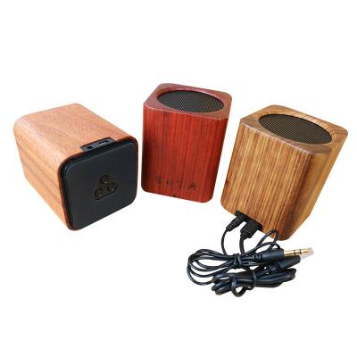 China Digita factory wholesale custom dolby /mini/ high quality environmental protection bamboo wood wired audio wooden hi-fi speaker for sale