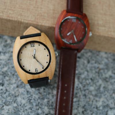 China Wholesale Professional Vintage Custom Wood Logo With New Design Water Resistant Watch for sale