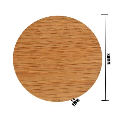 China China factory direct supply custom round wooden coaster wooden cup holder for sale