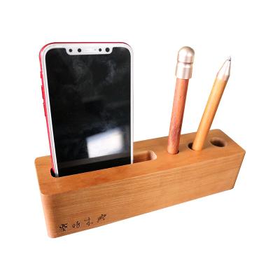 China Office Eco - Friendly Organzing Recycle Pen Mobile Phone Holder For Wooden Desk for sale