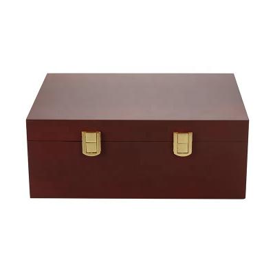 China Factory Customized Logo Dustproof Shockproof Waterproof and Support Pattern Wooden Box Gift Luxury Watch Printed Wooden Box for sale