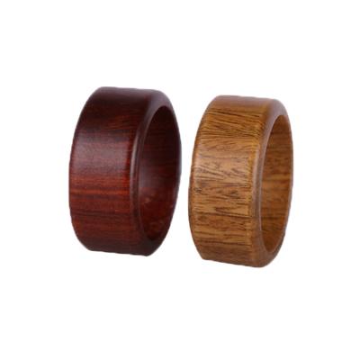 China Eco Friendly Bestselling White Koa Couples OEM Wooden Ring Or Custom Wooden Rings For Wedding for sale