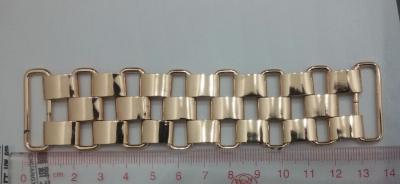 China Plating Metal bar chain metal trim , cloth belts for men / women for sale