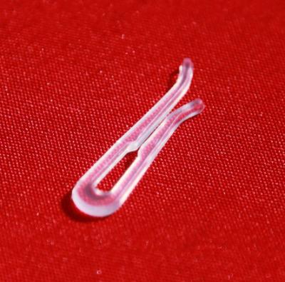 China ABS material clothing clips , white and clear color , normal size for sale