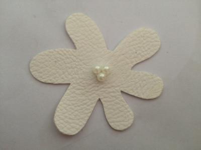 Cina Corpetto bianco del fiore artificiale dell'indumento elastico con 3D/perle su misura in vendita