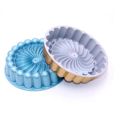 China Hot Selling Stainless Steel Amazon Aluminum High Quality Classic Fluted Cast Iron Cake Molds Mold for sale