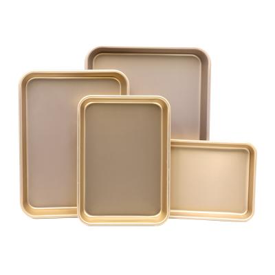 China Viable Amazon Sells Non-Stick Baking Sheets, Baking Sheets Set Baking Pans, Champagne Gold for sale