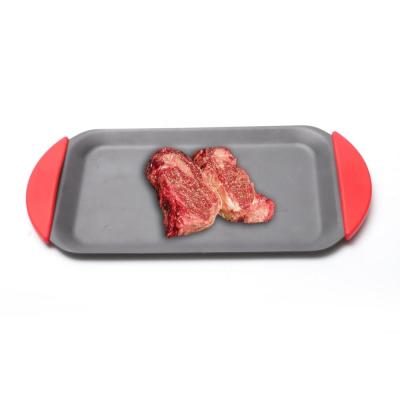 China Viable 3 In 1 Hot Selling Amazon Aluminum Tray And Roast Quick Defrosting Pan for sale