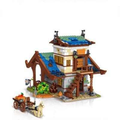 China Construction Toy Urge 50102 Ideas Medieval City Barn Building Blocks Moc-22101 21325 City Street View Model Toys For Children Gift for sale