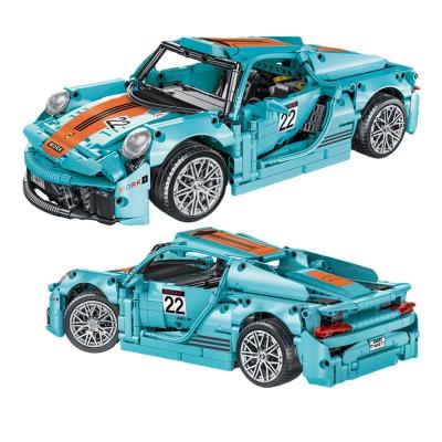 China Construction Toy High-Tech Mork Original Porsche 918 Sports Racing Building Blocks Lamborghini Model Bricks Toys For Boys Gift for sale