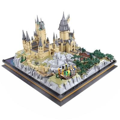 China DIY TOY Mold King 22004 Movie Castle Compatible with Magic School of Witchcraft and Wizardry Model Building Blocks Kid Christmas Gift for sale