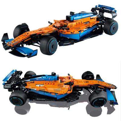 China Technical Building Toy P9926 1432PCS McLarens Formula 1 Race Car Toys For Kids Birthday Gift Boys Model Building Block Bricks Sets 42141 for sale