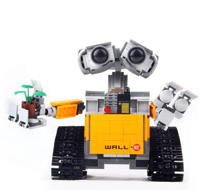 China DIY TOY 687Pcs Ideas WALL - E Model Building Blocks Bricks Education Toys For Kids DIY Christmas Birthday Gifts 16003 21303 for sale