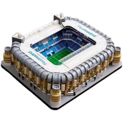 China Building Toy 55335 Ideas Madrid Street View Stadium Santiago Bernabeu Stadium Model 587 Building Block Bricks Kids Toys Compatible 10299 Gift for sale