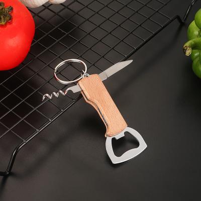 China Viable High Quality Wholesale Our Own Manufacturer Personalized Wooden Bottle Opener Custom for sale