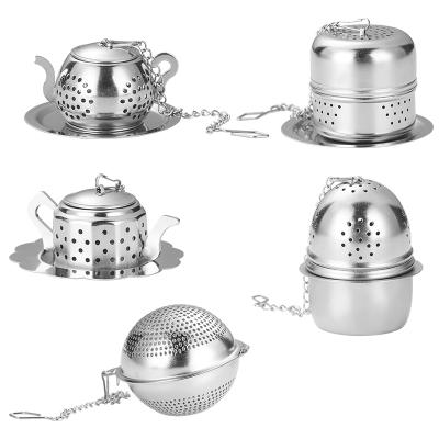 China Wholesale Viable Customize Color Pattern Logo Modern Mirror Polishing Craft Simplicity Style 304 Stainless Steel Tea Strainers for sale