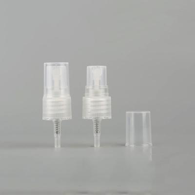 China 24/410 Non Refillable Mist Sprayer PP Plastic Fine Perfume Alcohol Bottles Clear Sprayer for sale