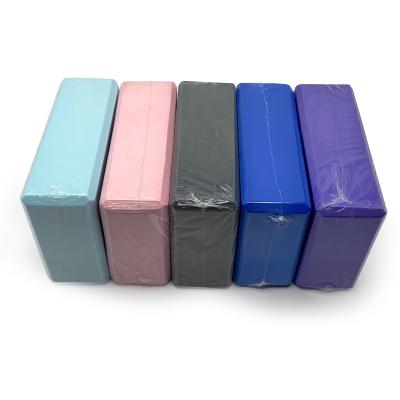 China EVA Custom Logo Light Weight EVA Recycled Foam Yoga Block Eco-Friendly High Density Non-slip for sale