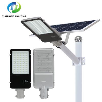 China ROAD Manufacturers IP65 Waterproof SMD 30w 40w 50w 60w Smart Aluminum Outdoor Solar Garden LED Street Light for sale