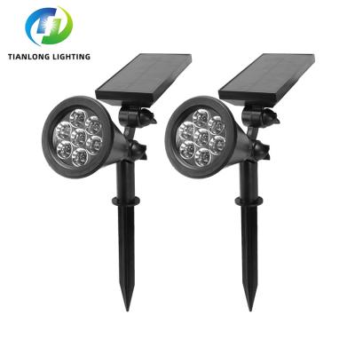 China New Design IP65 ABS 7W RGB Landscape Garden Outdoor Solar Garden Lights Waterproof Decorative LED Lawn Light for sale