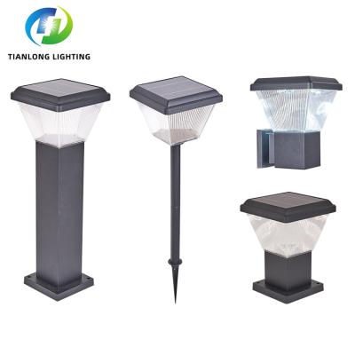 China Hot Sale IP65 Garden Waterproof Aluminum Outdoor Lawn Landscape 3w 5w LED Solar Panel Garden Light for sale