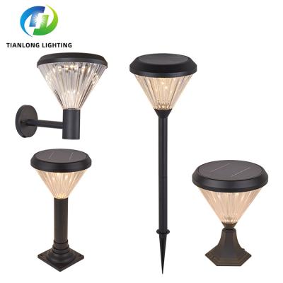 China New Design IP65 Aluminum 2w 3w 4w 6w Garden Light Solar Garden Light Nordic Waterproof Outdoor LED Yard Lawn Light for sale