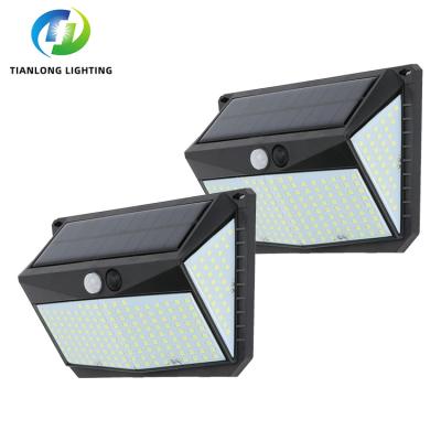 China Hot Sale Garden IP65 Waterproof Outside Solar Motion Lights ABS SMD 20w Induction Outdoor LED Courtyard Wall Lamp for sale