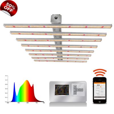 China Seed starting 50% USA 800w current 720w lm301h grow light led dimmable IR UV bar 600w 640w 1000w indoor medicinal plant Samsung lm301b 8 to grow light for sale