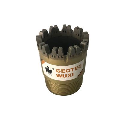 China Wuxi Gear type for hard rock mining drill nq hq nx diamond core bit for sale