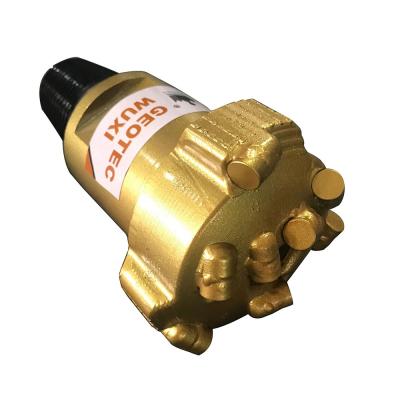 China gold 56 76 mm P9 type coring Cr 50 thread Pdc drill Bit en venta