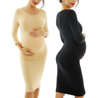 China One Drop Shipping Breathable Body Shaper Shapewear For Full Slip Dress Maternity Shorts Sheaths Women Seamless Photoshoot Plus Size Knitted for sale