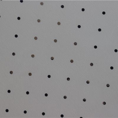 China High Quality Anti Pill Polka Dot Pattern Bronzing Fabric Natural Apparel Garment Fabrics for sale