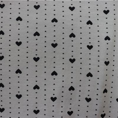 China Newest Sale Comfortable Anti Pill Love Polka Dot Stripes Printing Handmade Printing Fabric for sale