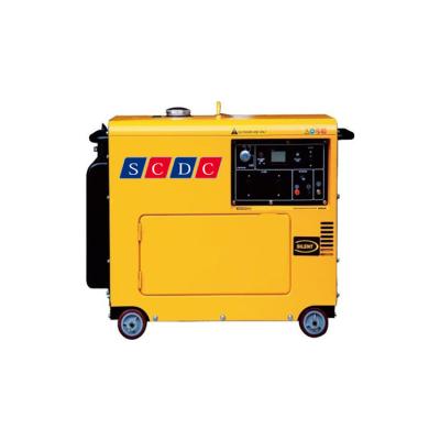 China Small Land Use 50Hz Diesel Generator 5.5kw Silent Diesel Generator for sale