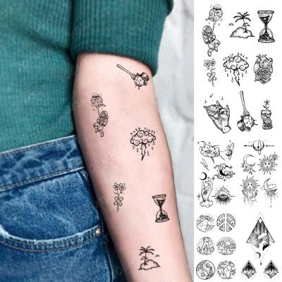 China Temporary Cute Movie Astronaut Cartoons Creativity Heart Simulation Tato Arm Body Arm Body Waterproof Temporary Tattoo Sticker Small for sale