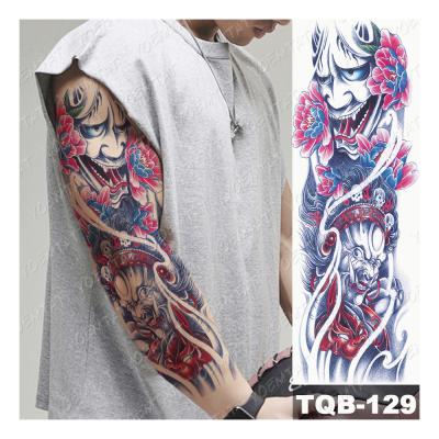 China Demon Prajna Extended Arm Temporary Tatto Japanese Traditional Sleeve For Men Women Waterproof Temporary Tattoo Sticker for sale