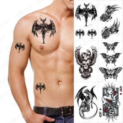 China YOEMTAT Demon Wing Cool Waterproof Temporary Sticker Temporary Tattoo for sale