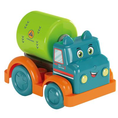 China Toy Wholesale Toy Building Blocks Car Green Simple Assembly Car Block Educational Toy for sale