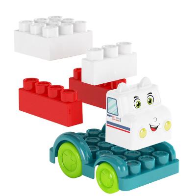 China Good Quality Stacking Blocks Car Toy High Quality Play Around Educational Tool Car Toy Block for sale