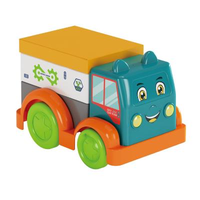 China Toy Factory Supply Children Plastic Educational Building Blocks Car Desk Toys Educational Science Toy for sale