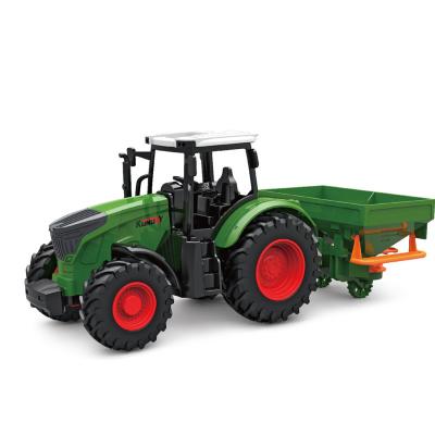 China Other Design 1:24 Wheel Fertilizer Spreader Freestanding Farm Tractor Toy Suitable For Children for sale